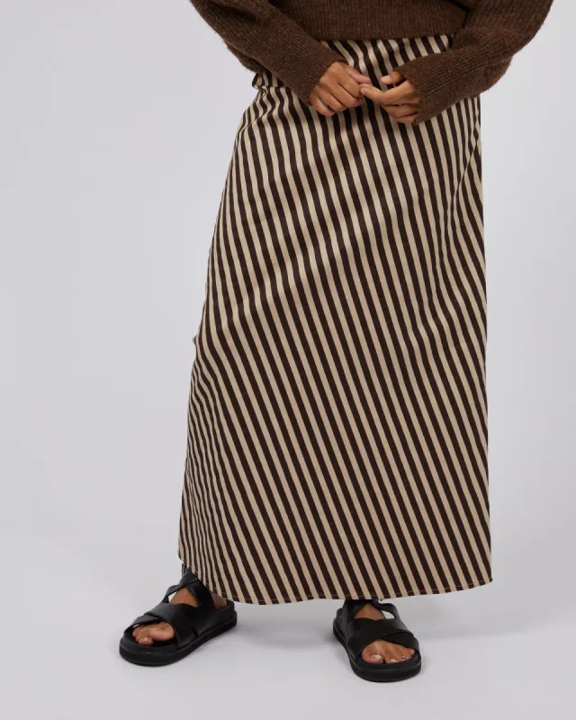 Reece Maxi Skirt Oatmeal sold by edge clothing