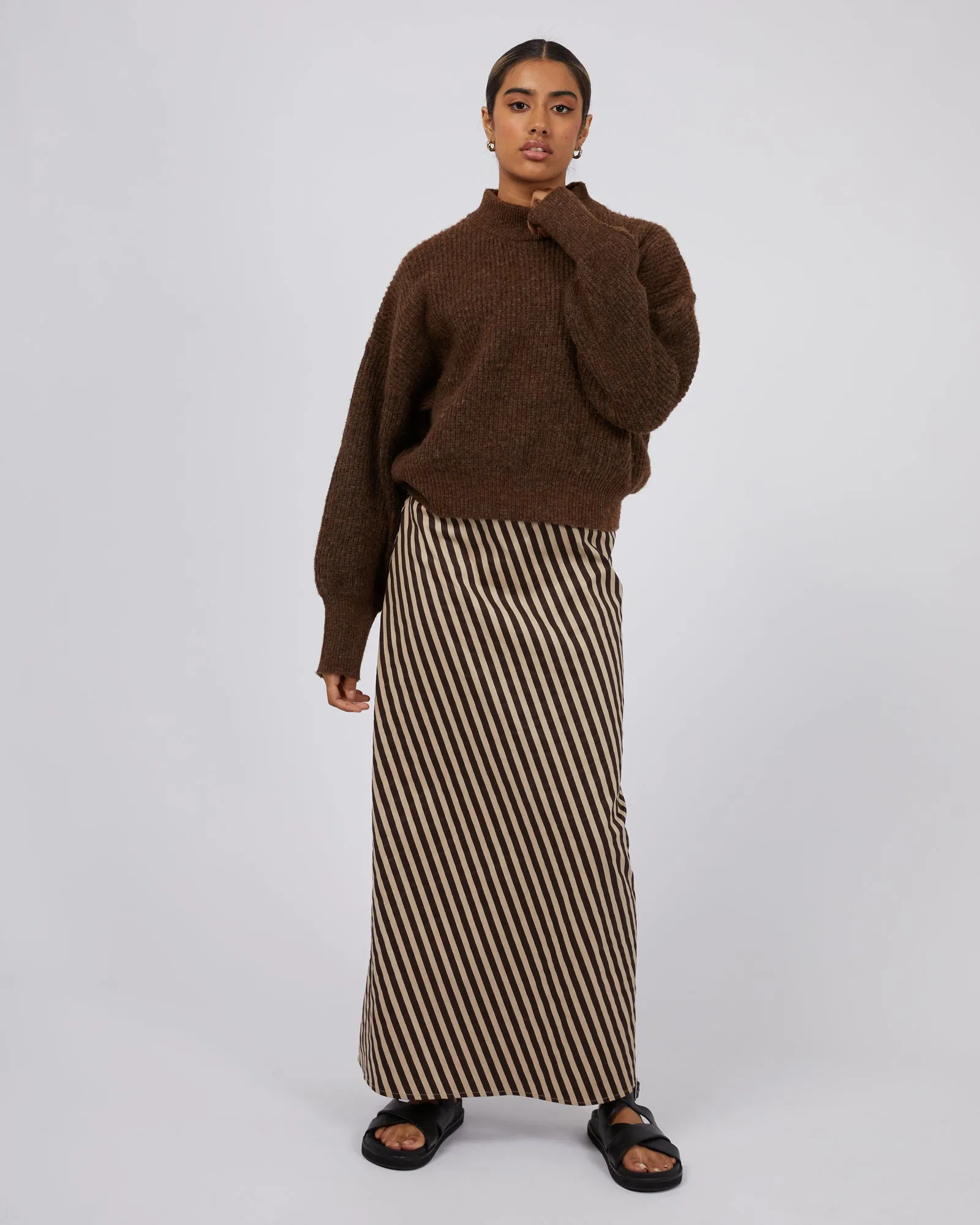 Reece Maxi Skirt Oatmeal sold by edge clothing product image thumbnail 2
