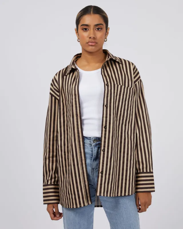 Reece Shirt Oatmeal sold by edge clothing