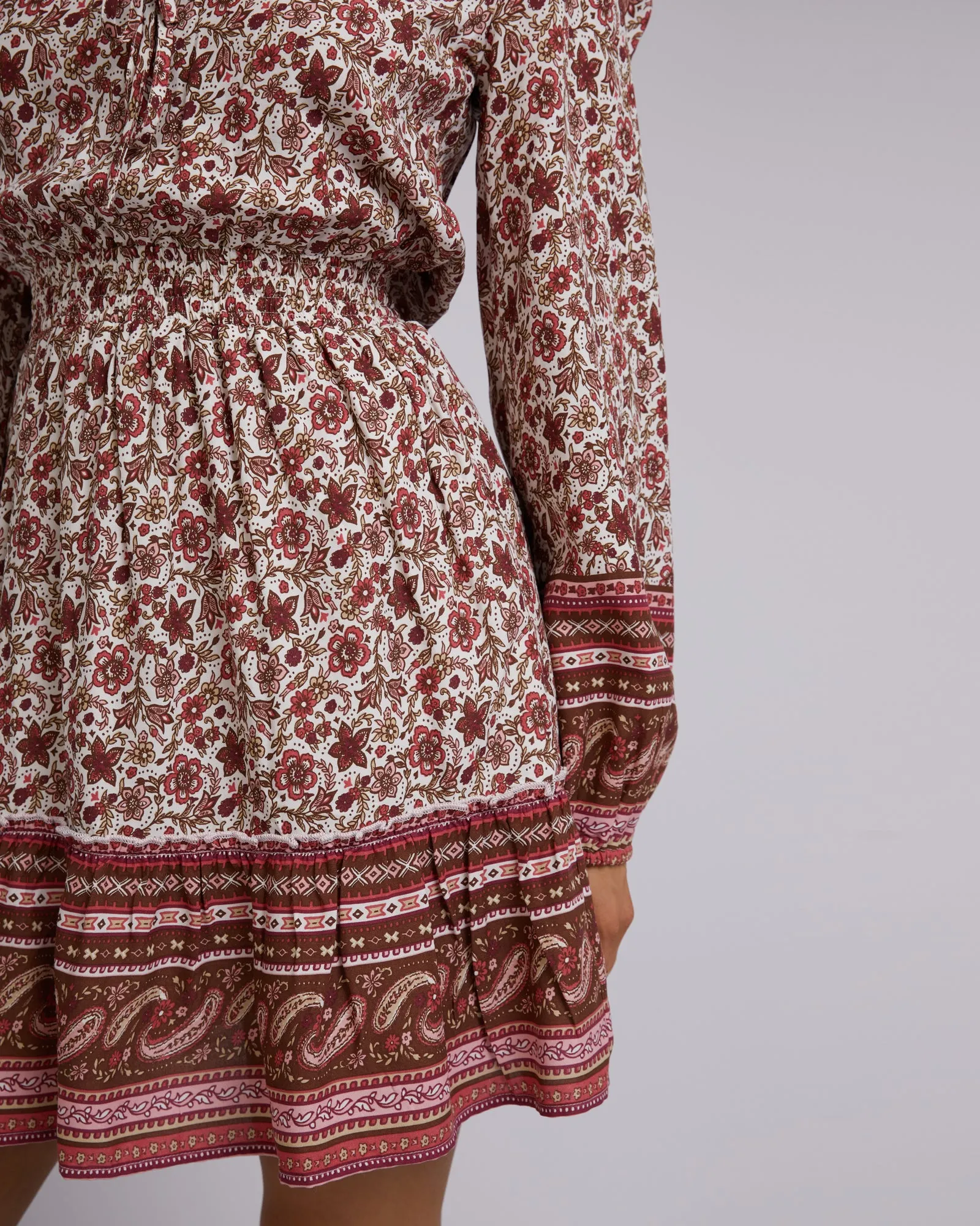 Elle Floral Mini Dress Print sold by edge clothing product image thumbnail 5