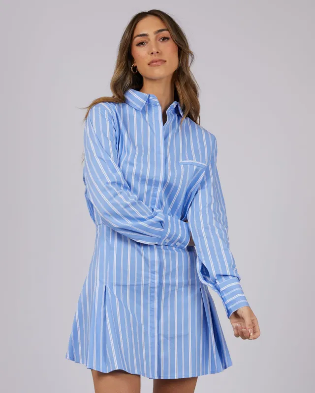 Cecile Mini Dress Blue sold by edge clothing