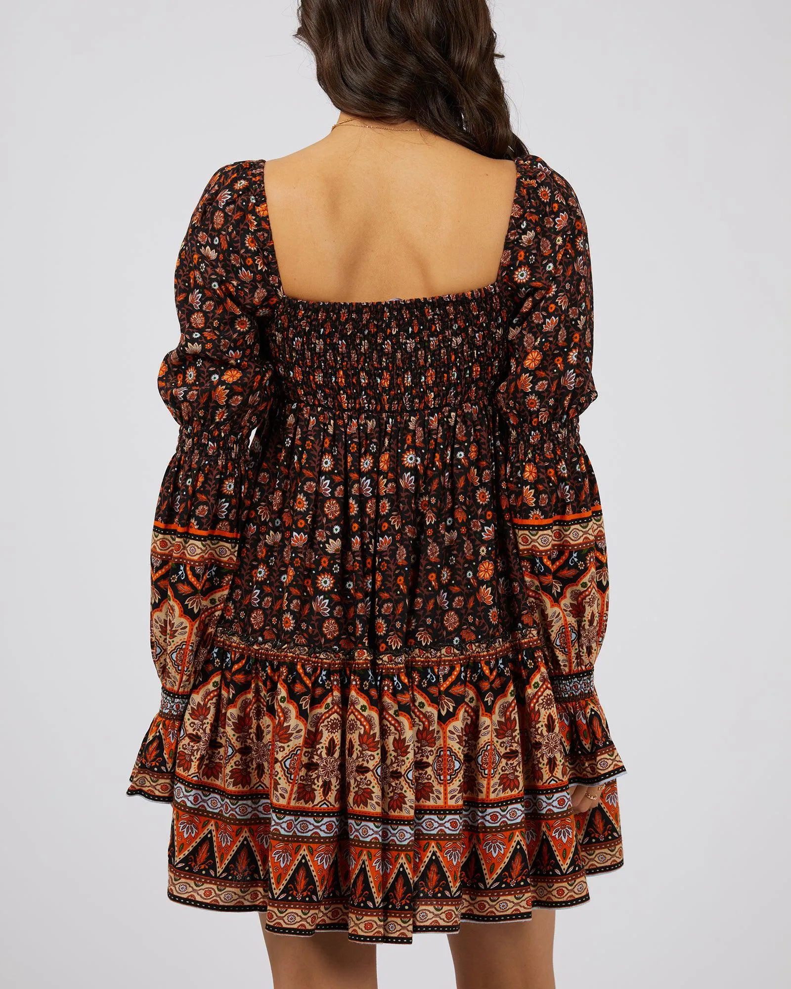 Luna Floral Mini Dress Print sold by edge clothing product image thumbnail 3