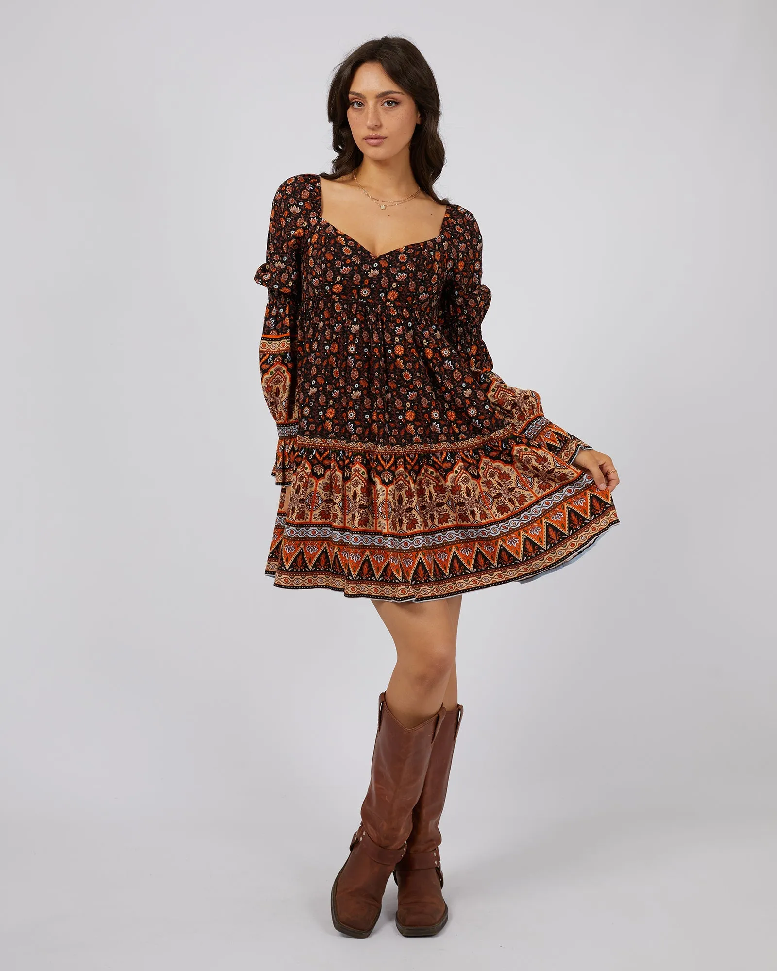 Luna Floral Mini Dress Print sold by edge clothing product image thumbnail 2