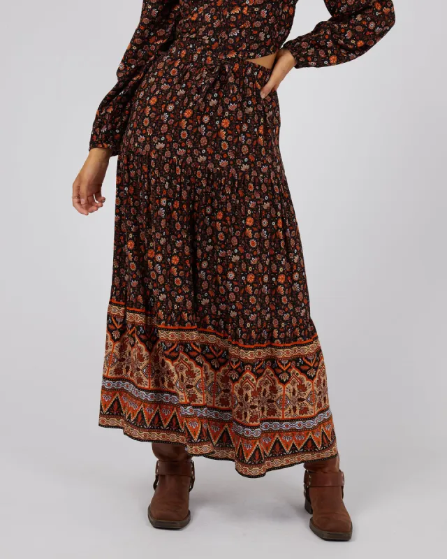 Luna Floral Maxi Skirt Print made by All About Eve
