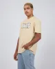 Bliss Box Fit Tee Tan sold by edge clothing