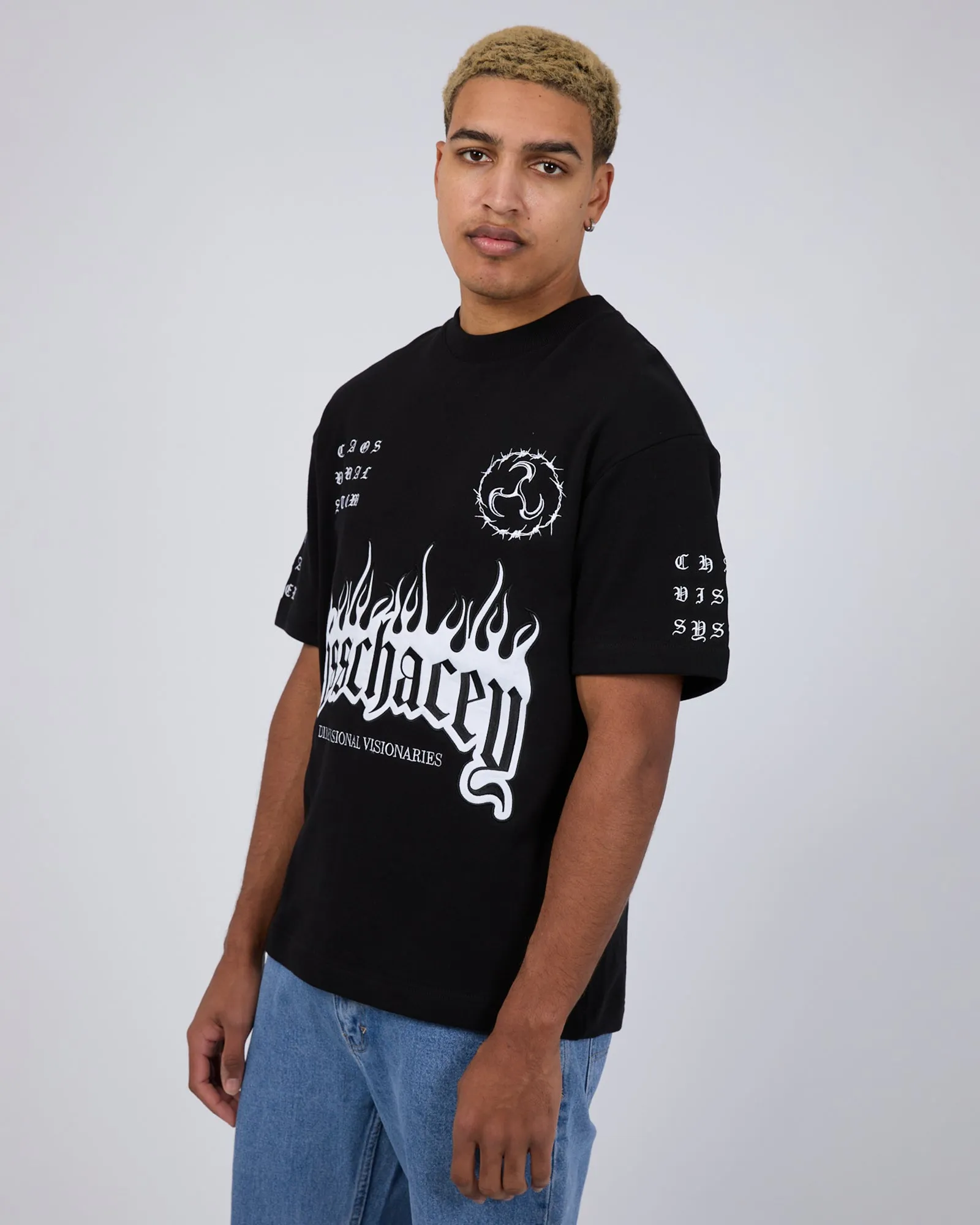 System Loopback Street Tee Black sold by edge clothing product image thumbnail 4