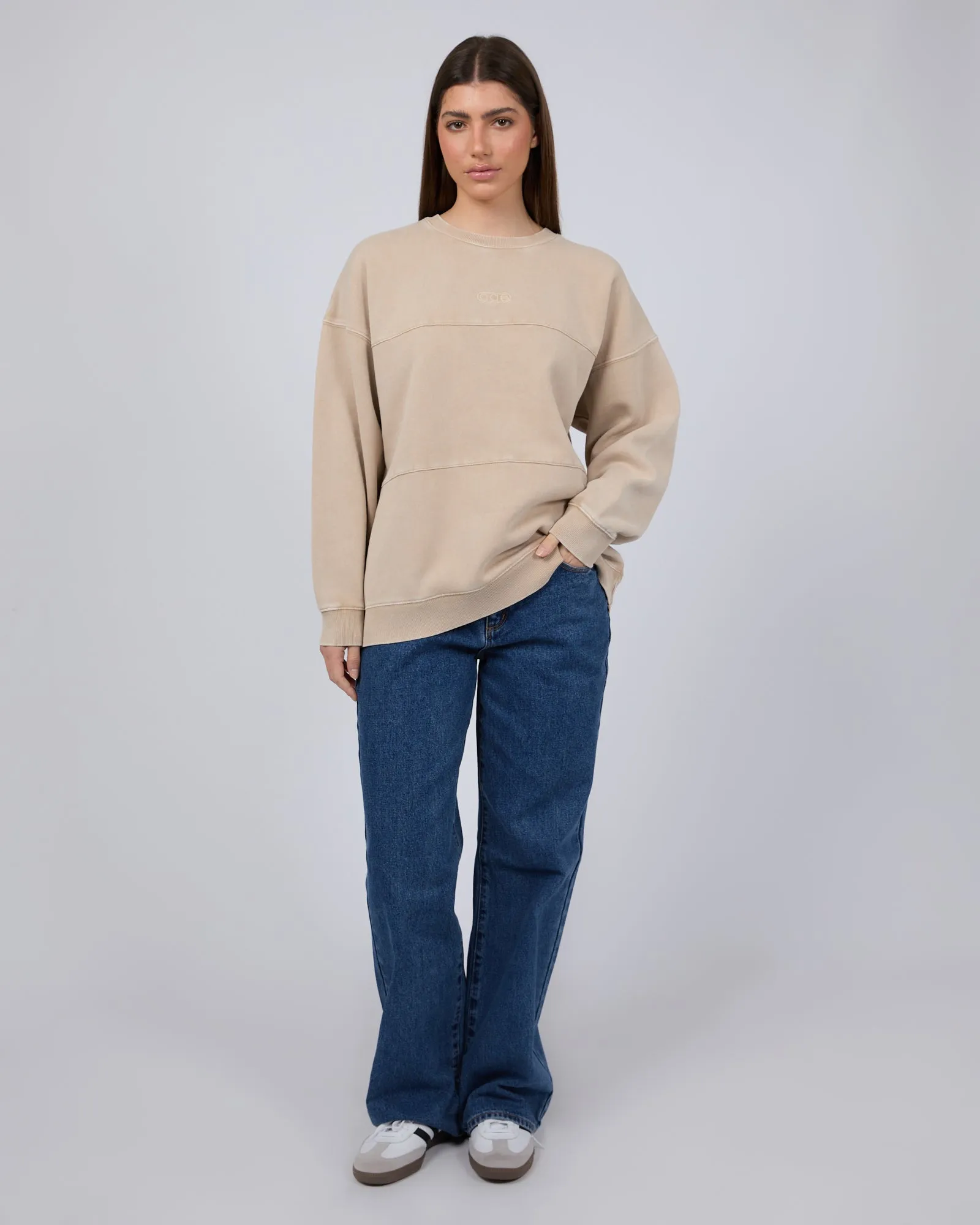 Piper Washed Crew Oatmeal sold by edge clothing product image thumbnail 2