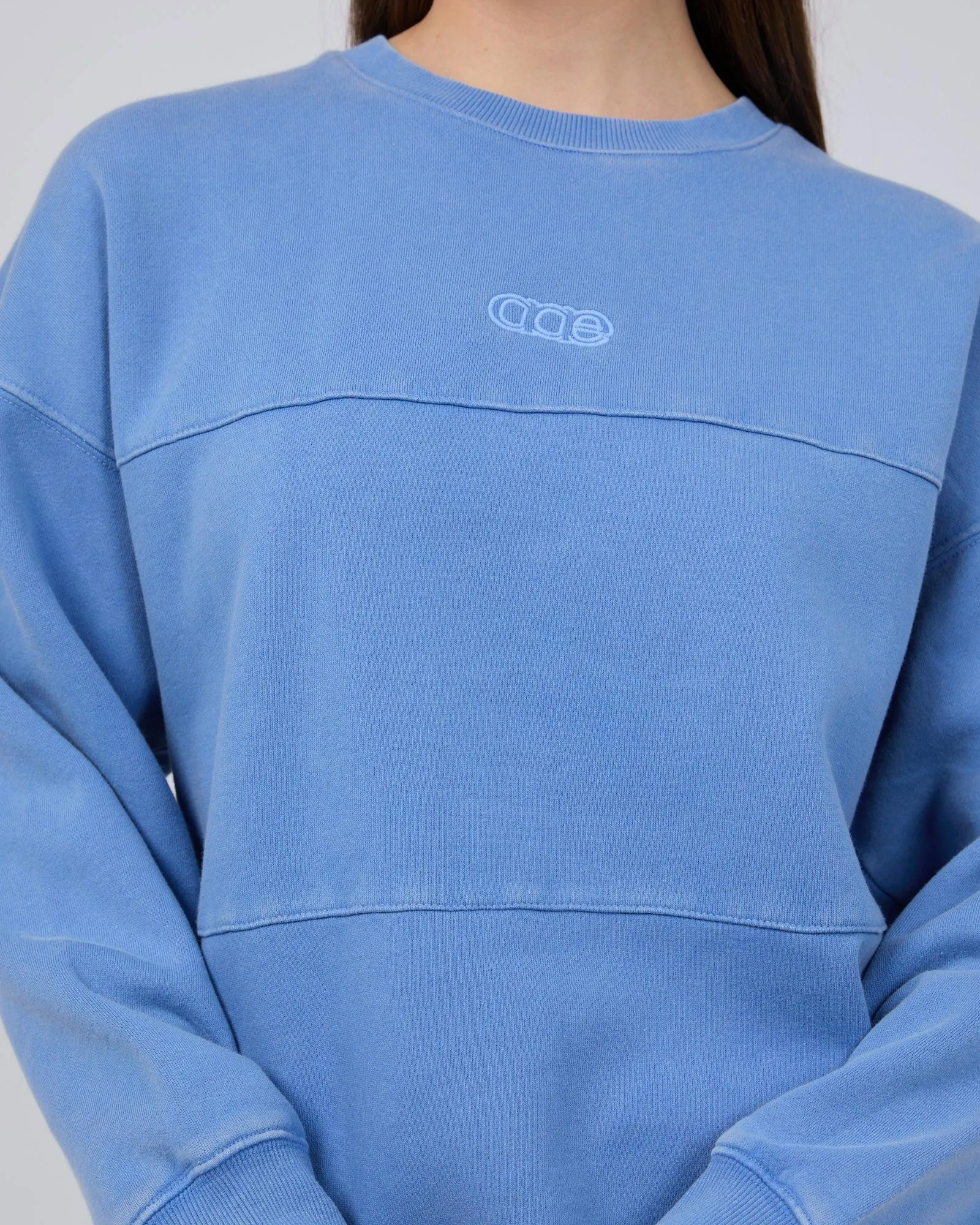 Piper Washed Crew Blue sold by edge clothing product image thumbnail 5