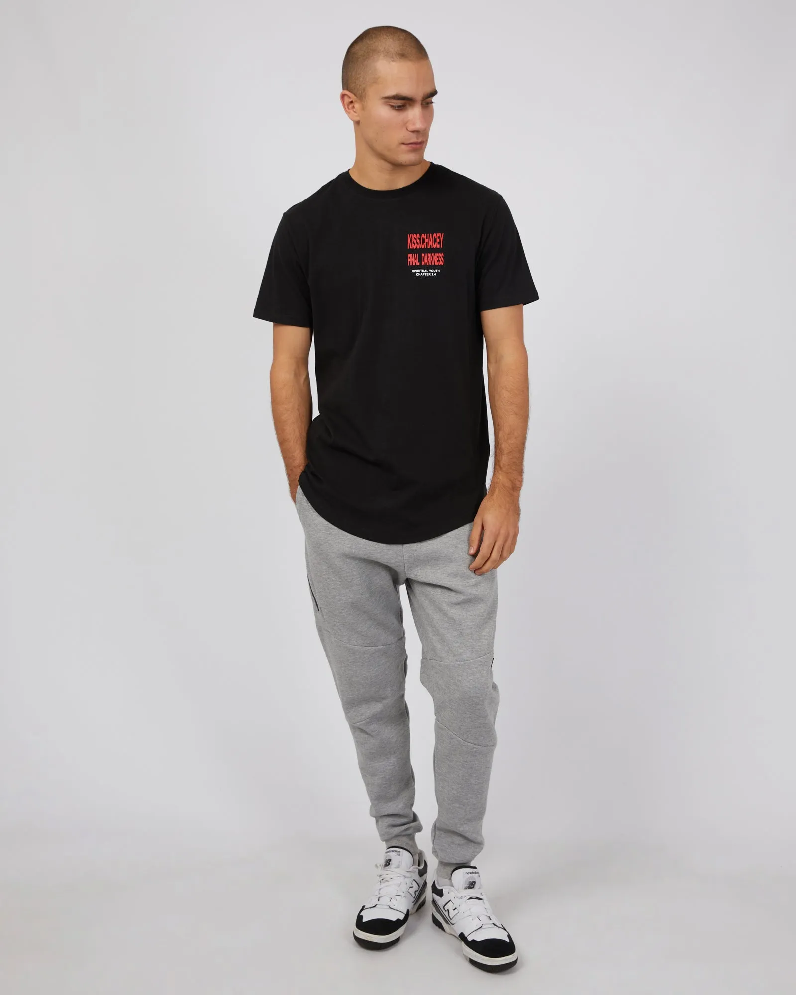 Shroudbound Curved Tee Jet Black sold by edge clothing product image thumbnail 2