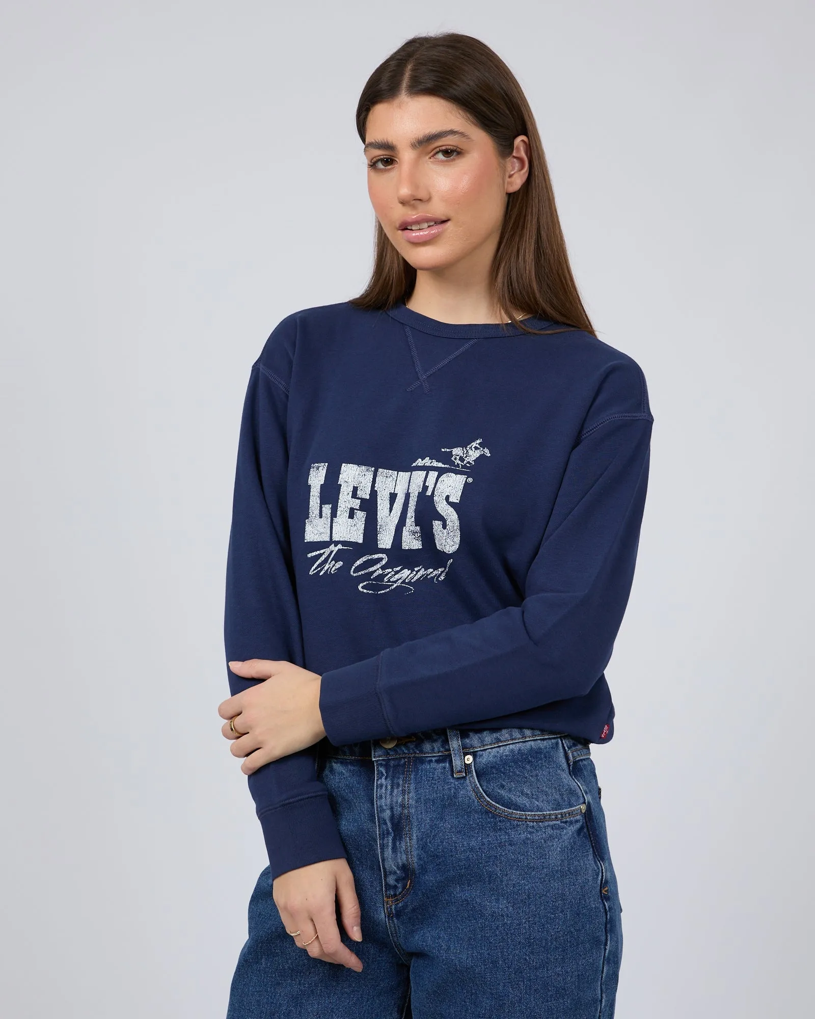 Graphic Signature Crew Navy sold by edge clothing product image thumbnail 2