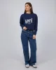 Graphic Signature Crew Navy sold by edge clothing