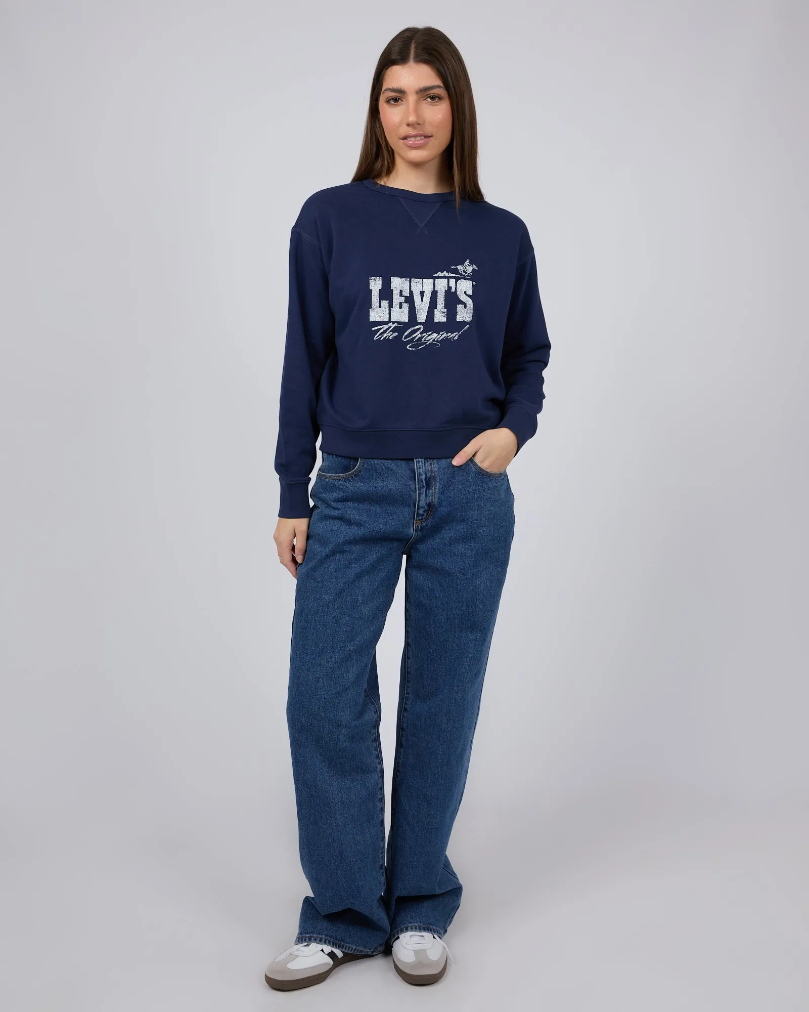 Graphic Signature Crew Navy sold by edge clothing product image thumbnail 3