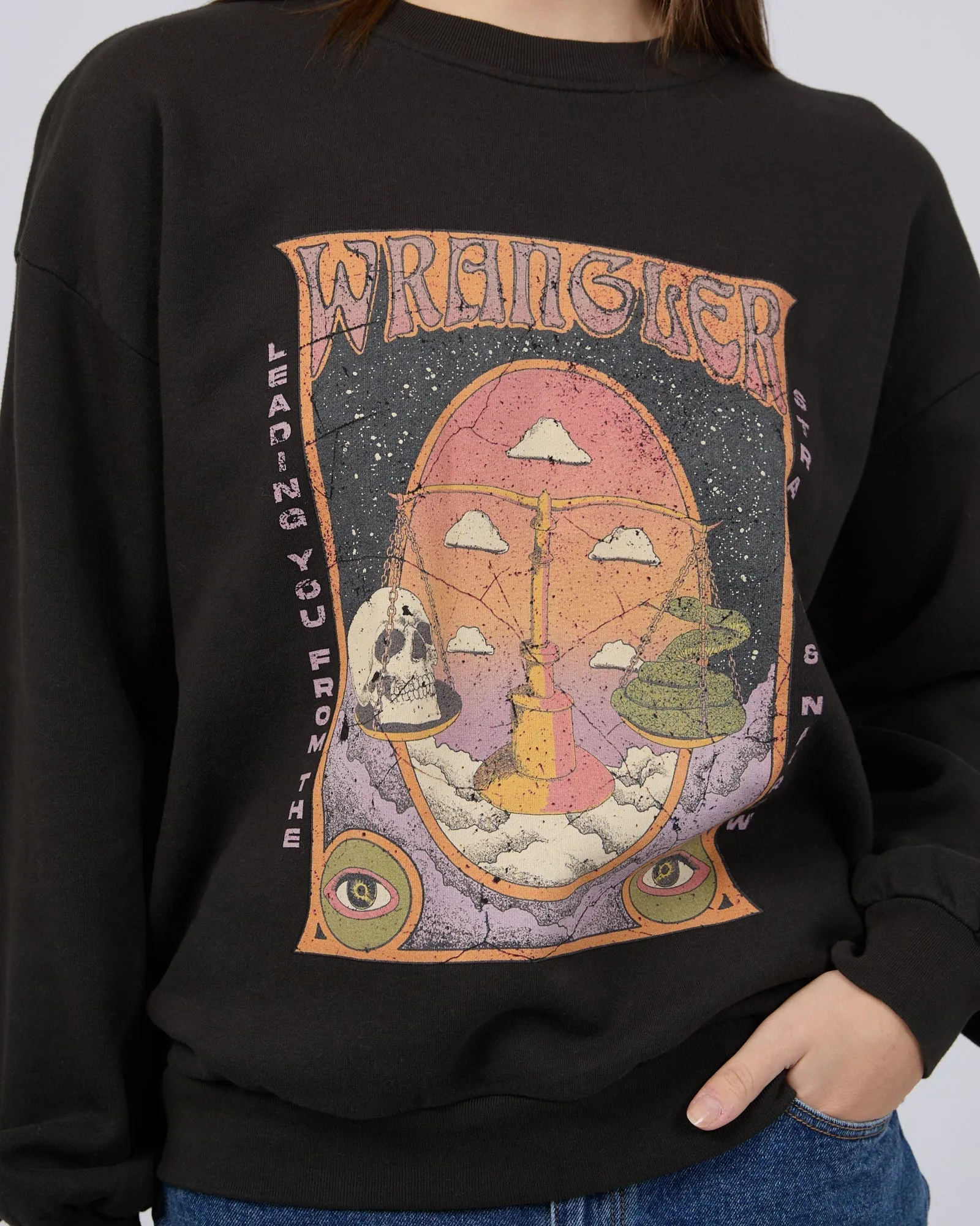 Balanced Slouch Sweat Worn Black sold by edge clothing product image thumbnail 4