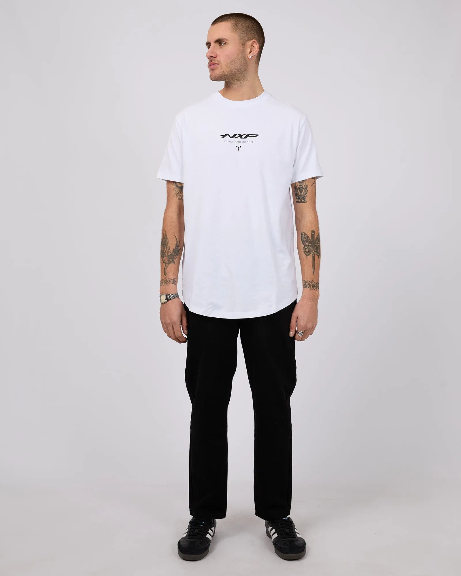 Column Dual Curved Tee White sold by edge clothing product image thumbnail 2