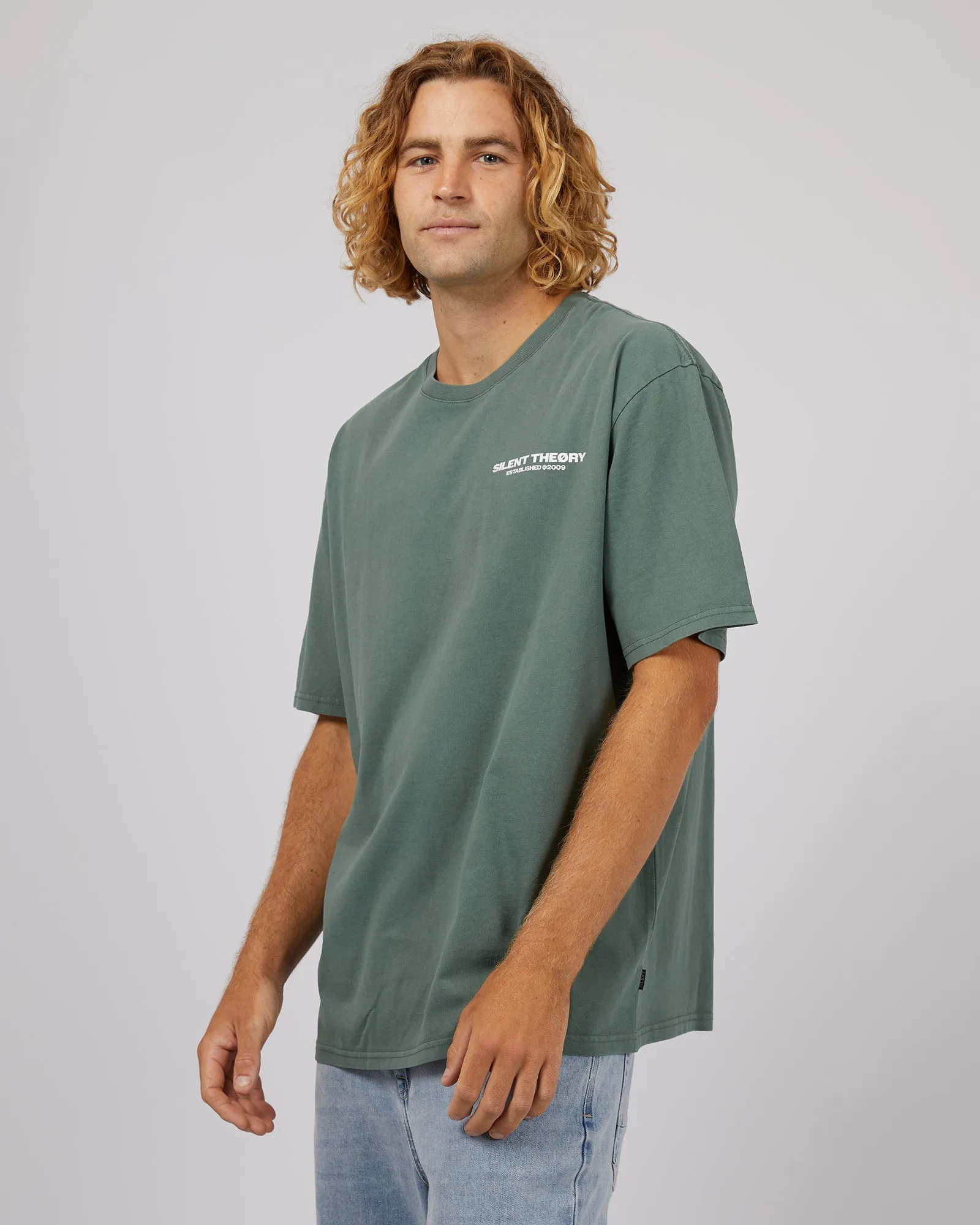 Essential Theory Tee Green sold by edge clothing product image thumbnail 4