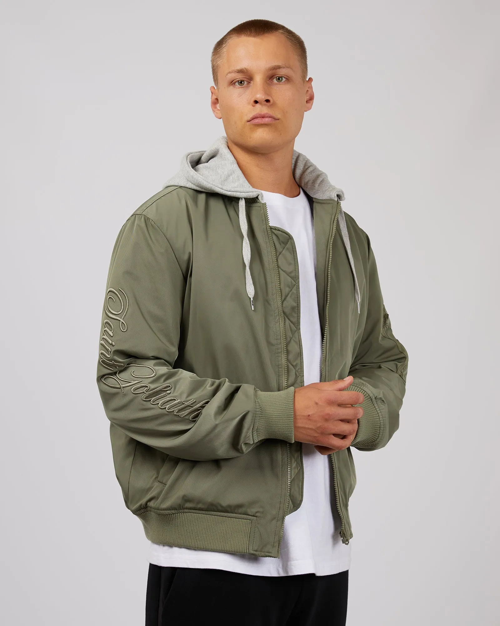 Lonsdale Bomber Khaki sold by edge clothing product image thumbnail 3