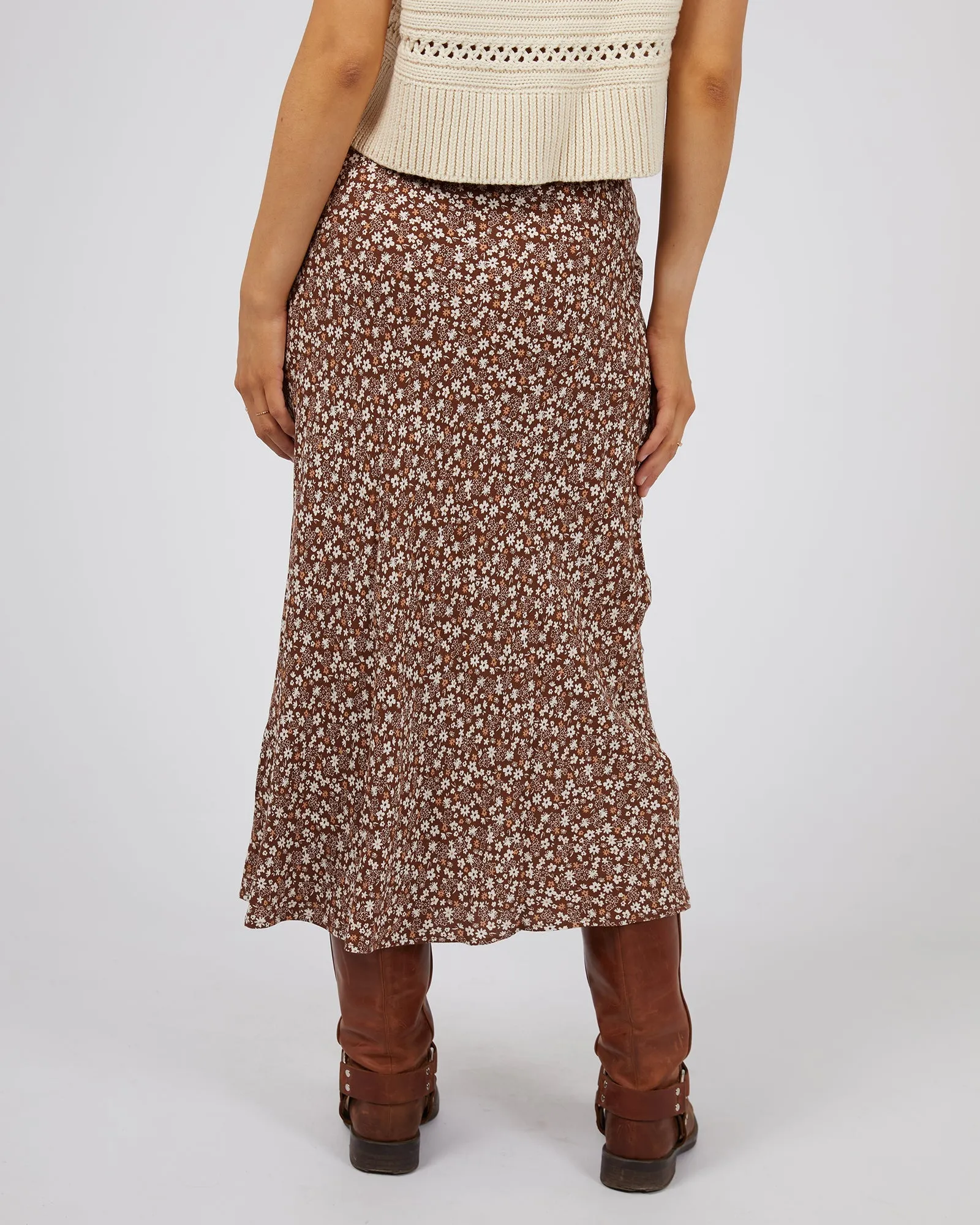 Tallows Floral Print Maxi Skirt sold by edge clothing product image thumbnail 3