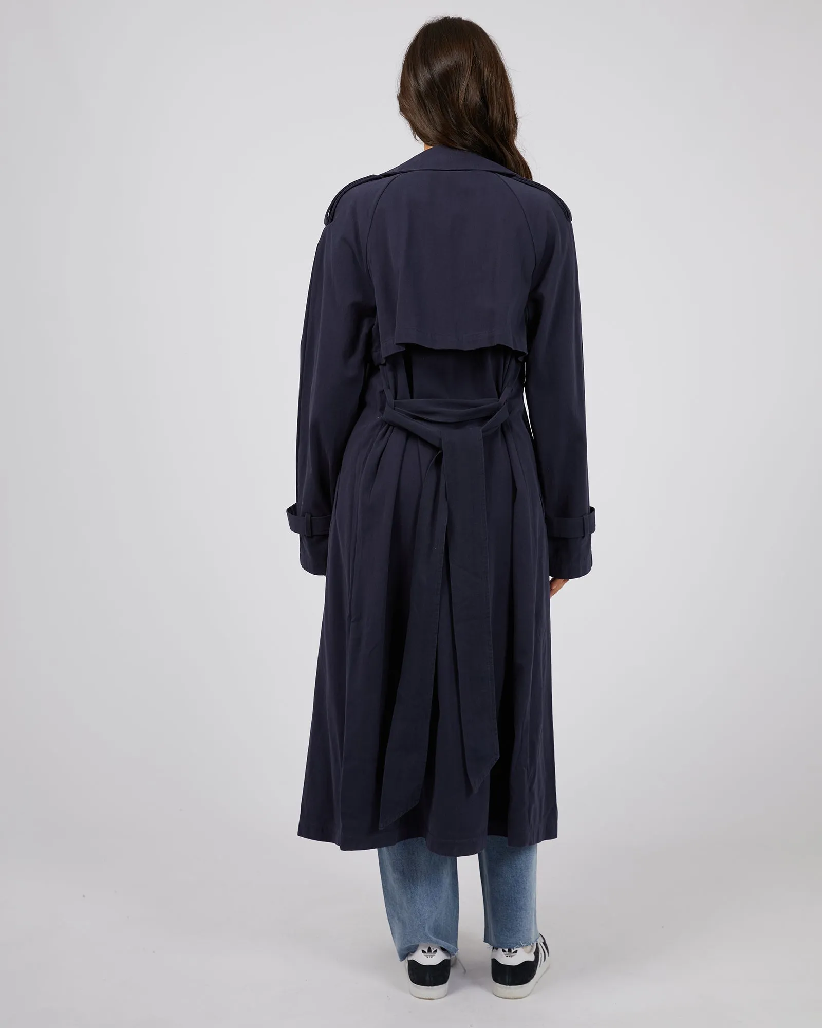 Eve Trench Coat Navy sold by edge clothing product image thumbnail 3