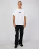 Relaxed Fit Graphic Tee White sold by edge clothing