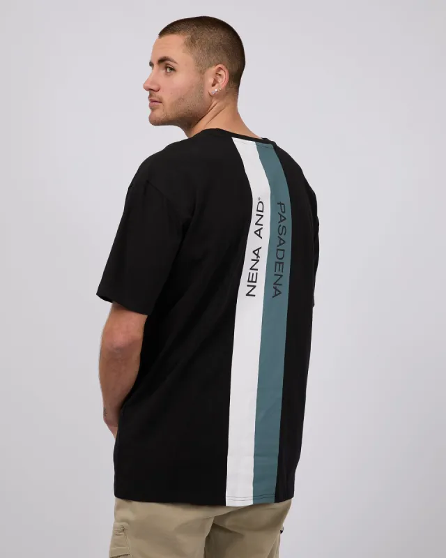 Keystone Heavy Box Fit Tee Jet Black sold by edge clothing