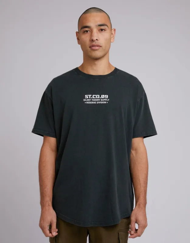 Division Tee Dark Green sold by edge clothing