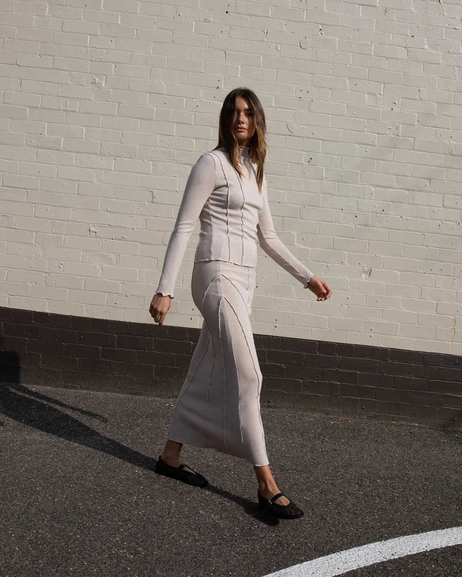 Gemma Ls Top Natural sold by edge clothing