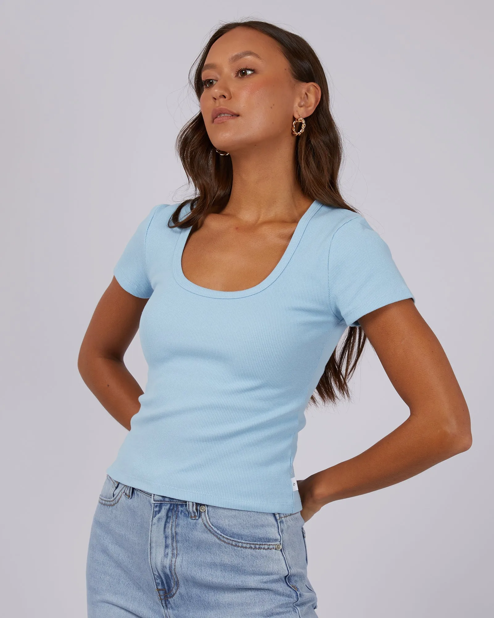 Hazel Tee Sky Blue sold by edge clothing product image thumbnail 4