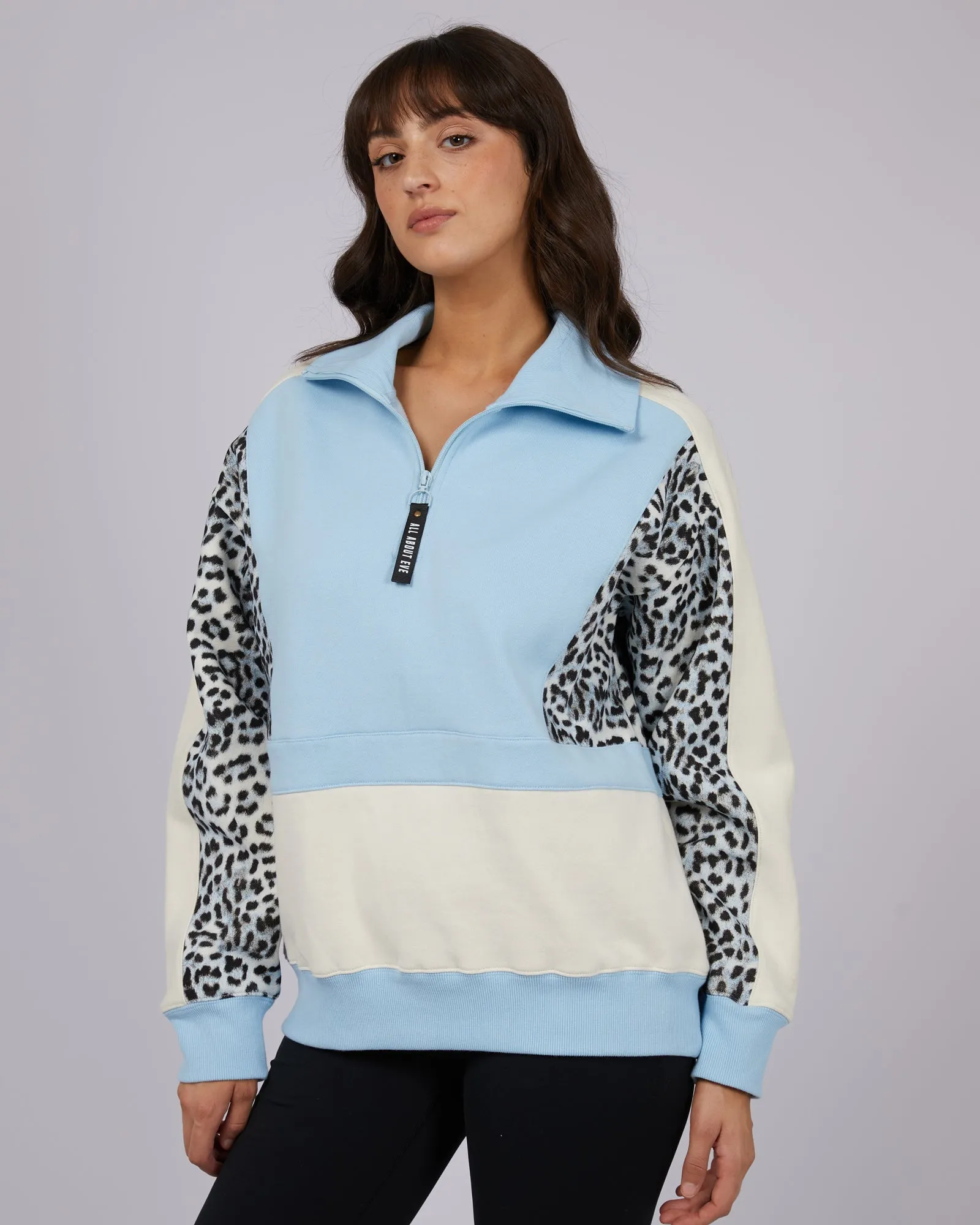 Ski Lodge 1/4 Zip Light Blue sold by edge clothing product image thumbnail 4