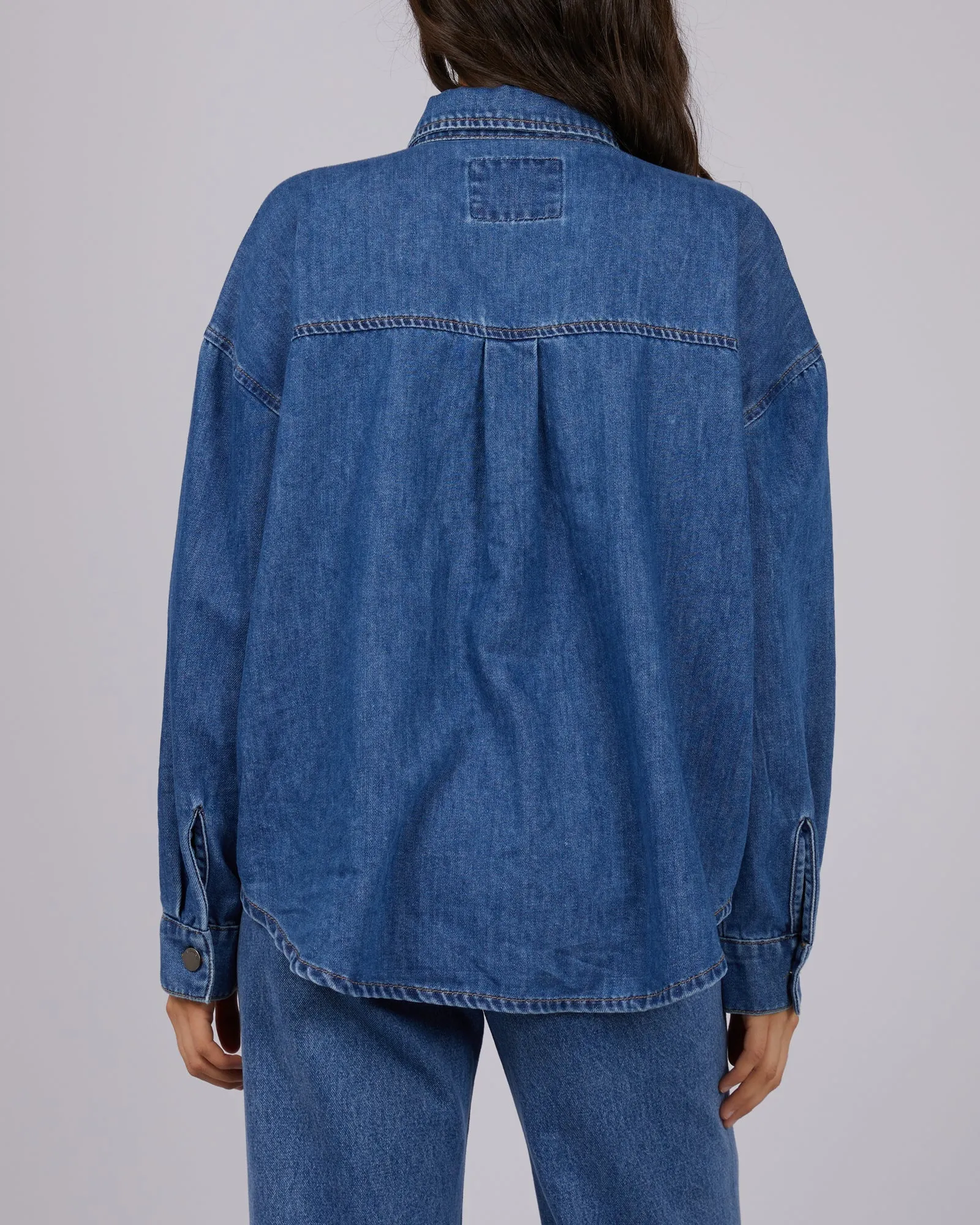 Maci Denim Shirt Heritage Blue sold by edge clothing product image thumbnail 3