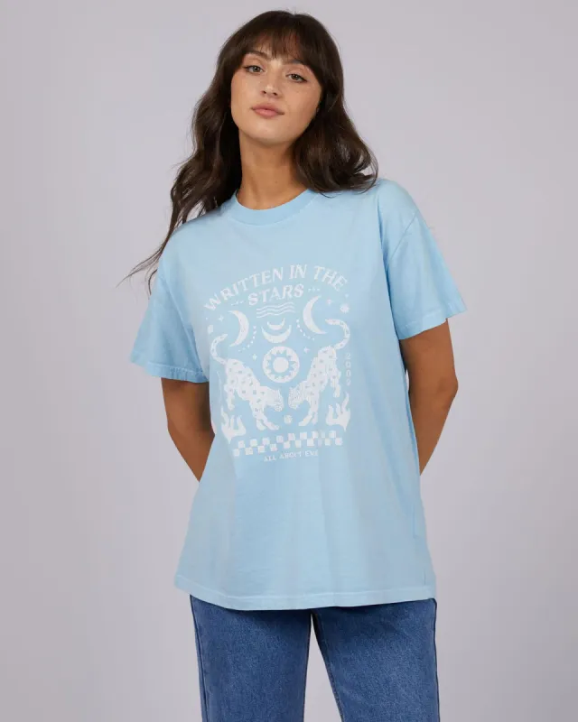 In The Stars Standard Tee Light Blue made by All About Eve