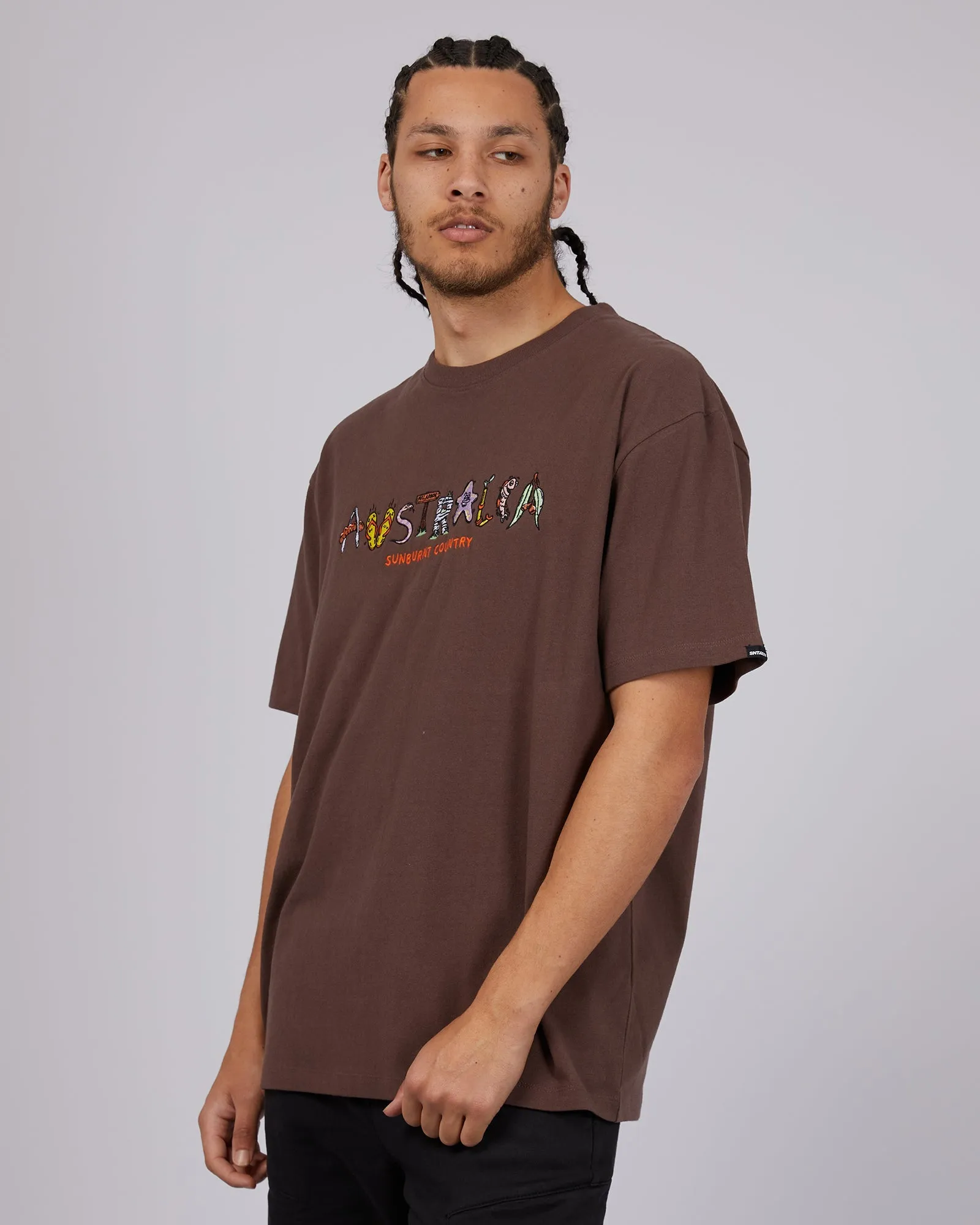 Australia Tee Brown sold by edge clothing product image thumbnail 4