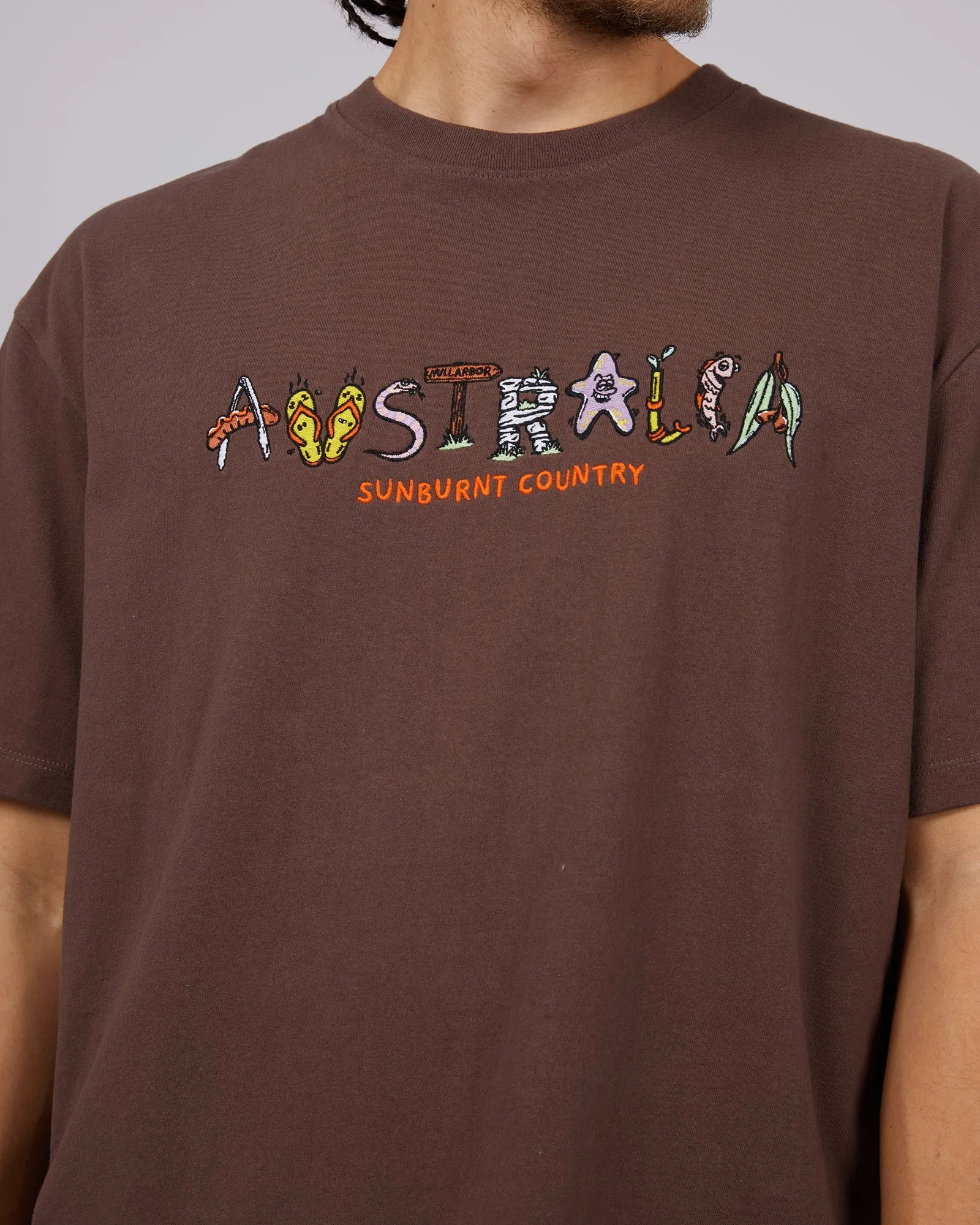 Australia Tee Brown sold by edge clothing product image thumbnail 5