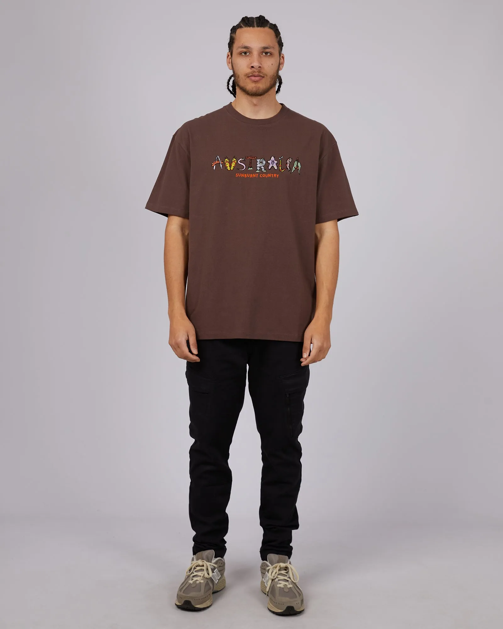 Australia Tee Brown sold by edge clothing product image thumbnail 2