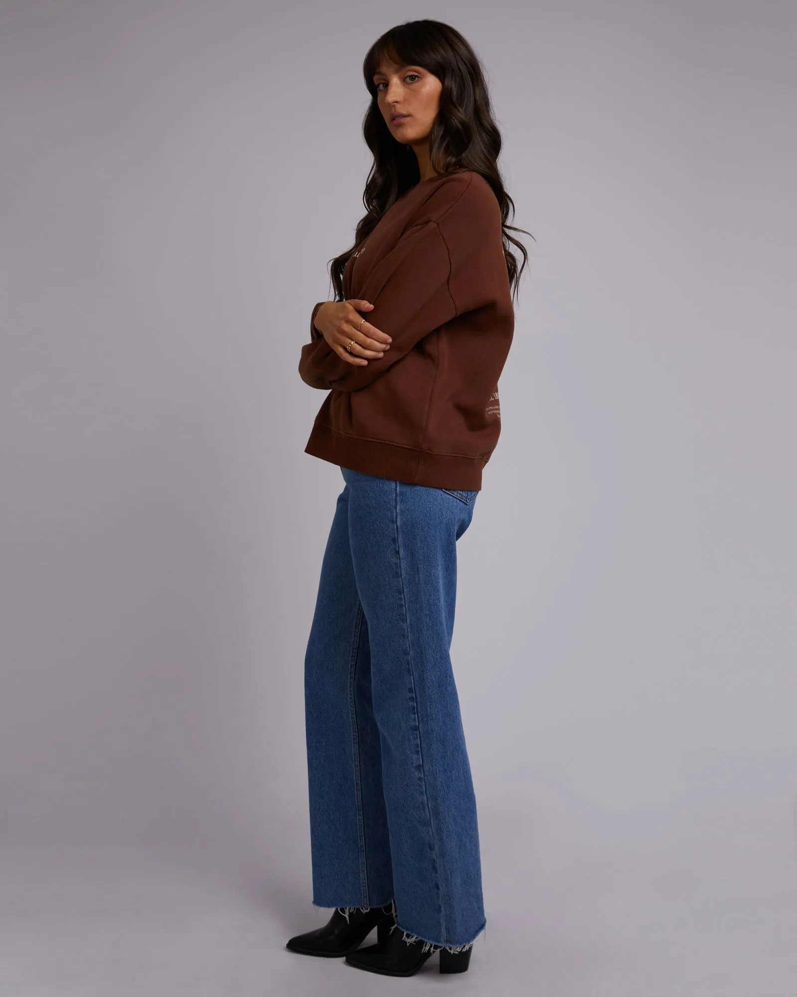 Wild Rose Standard Crew Brown sold by edge clothing product image thumbnail 5