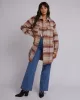 Marlo Longline Shacket Check sold by edge clothing