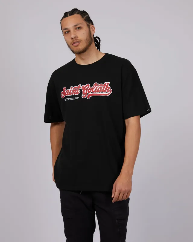 Series Tee Black made by edge clothing