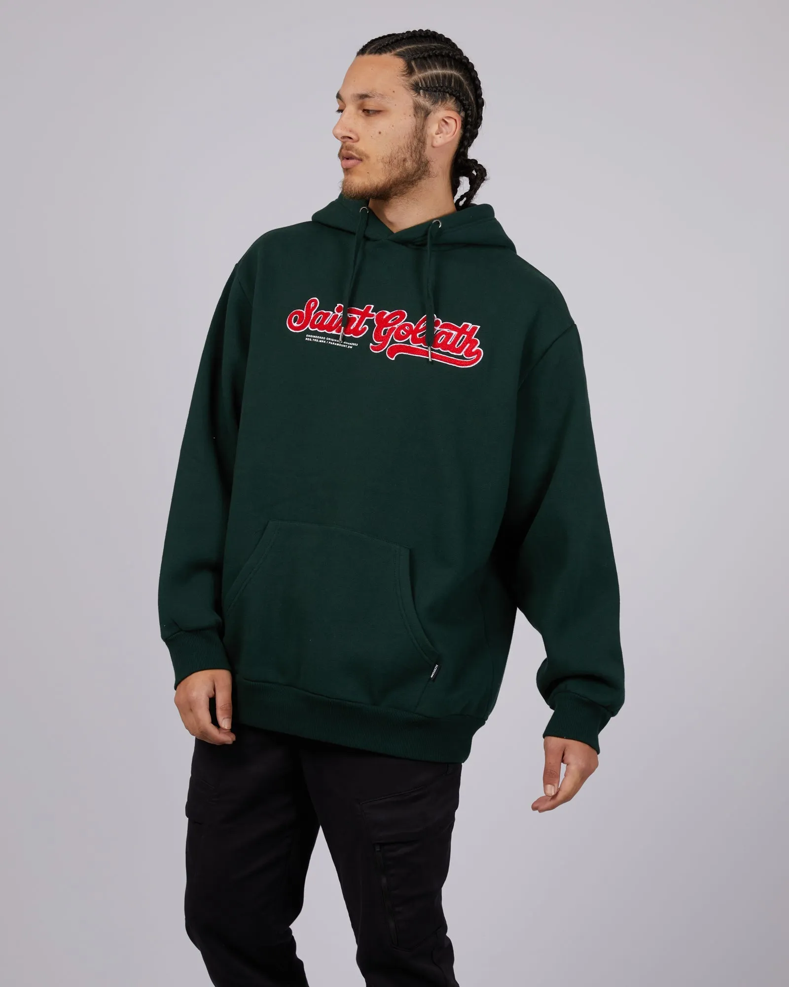 Loaded Hoodie Bottle Green sold by edge clothing product image thumbnail 4