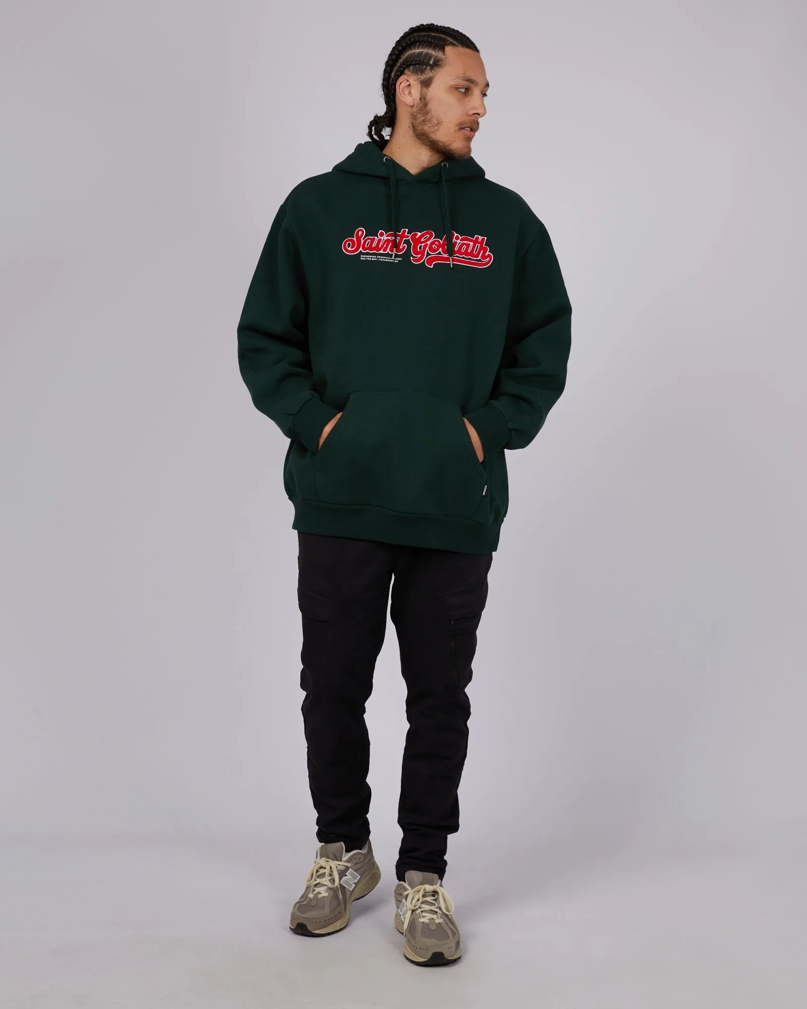 Loaded Hoodie Bottle Green sold by edge clothing product image thumbnail 2