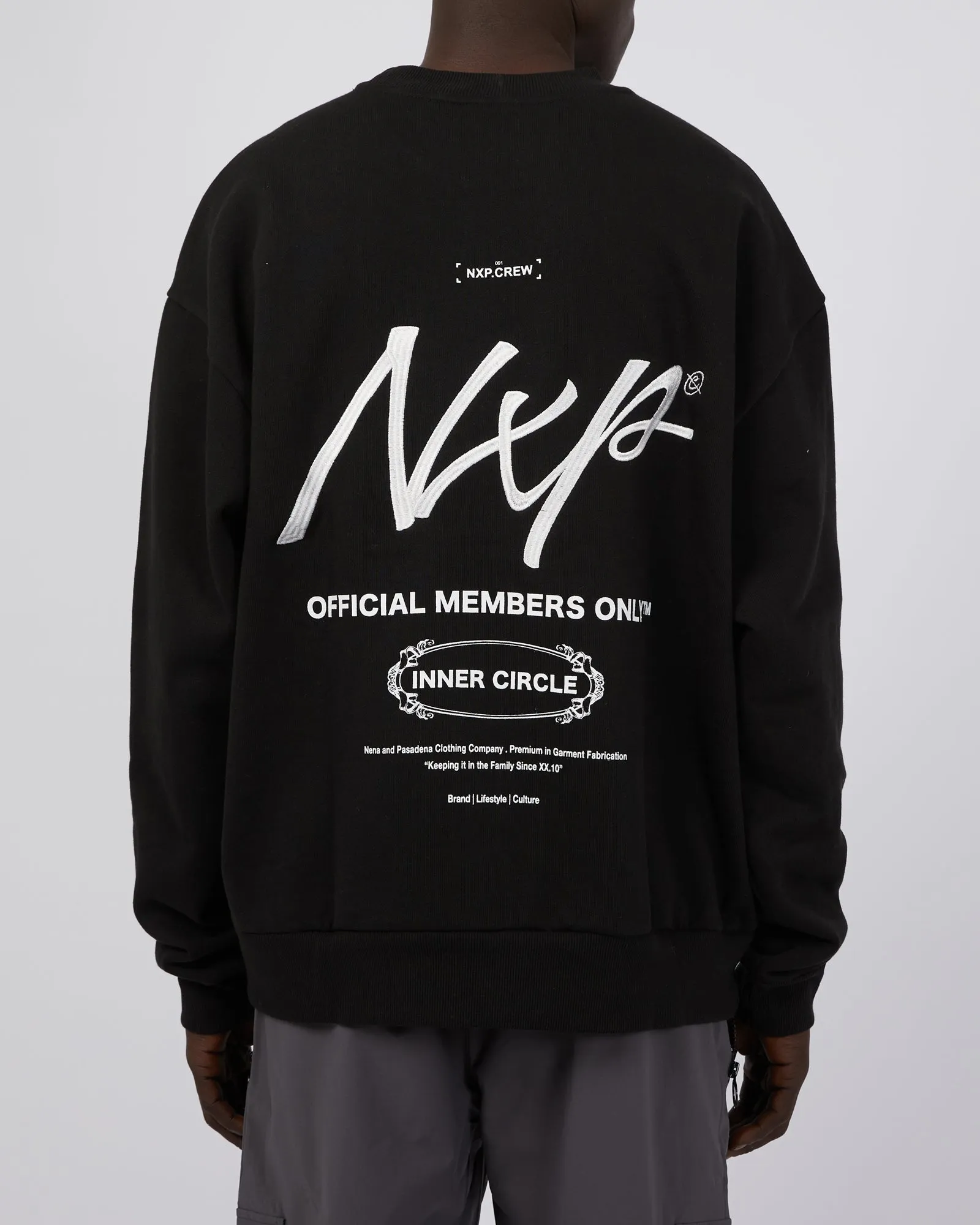 Dome Box Fit Sweater Jet Black sold by edge clothing product image thumbnail 3