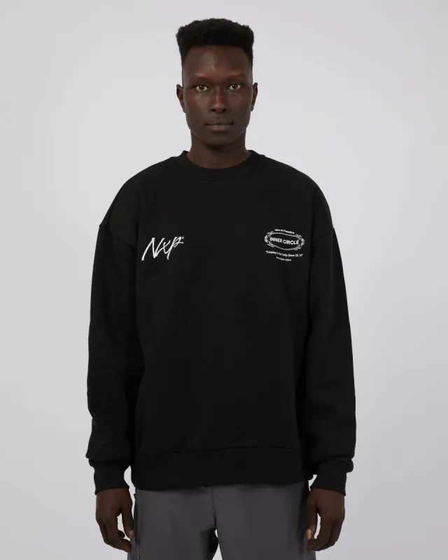 Dome Box Fit Sweater Jet Black sold by edge clothing