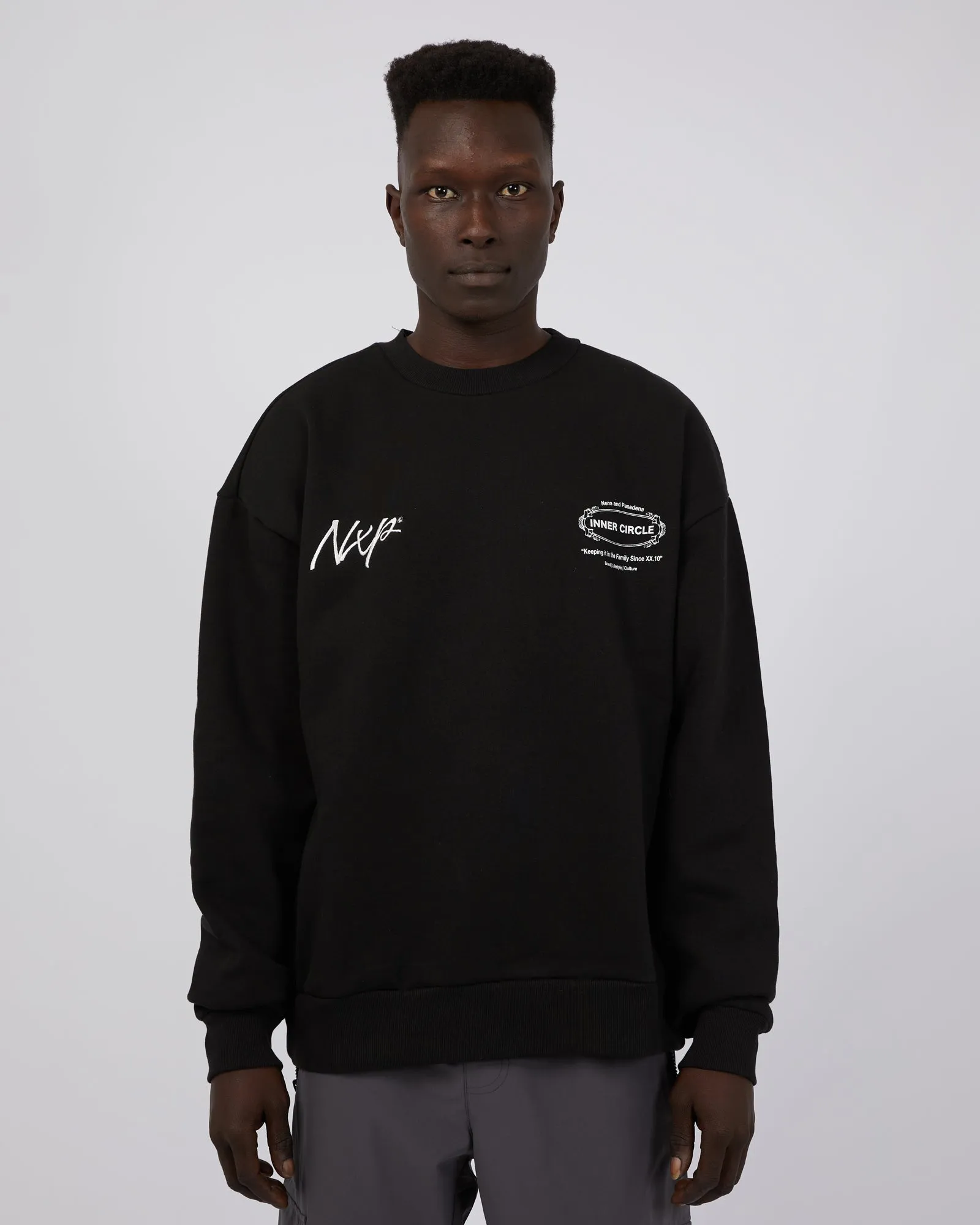 Dome Box Fit Sweater Jet Black sold by edge clothing