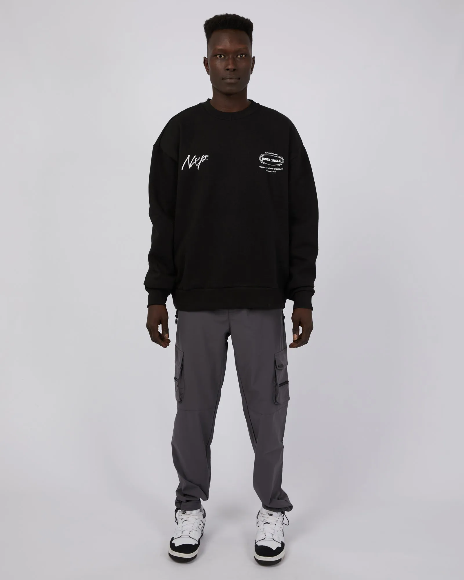 Dome Box Fit Sweater Jet Black sold by edge clothing product image thumbnail 2