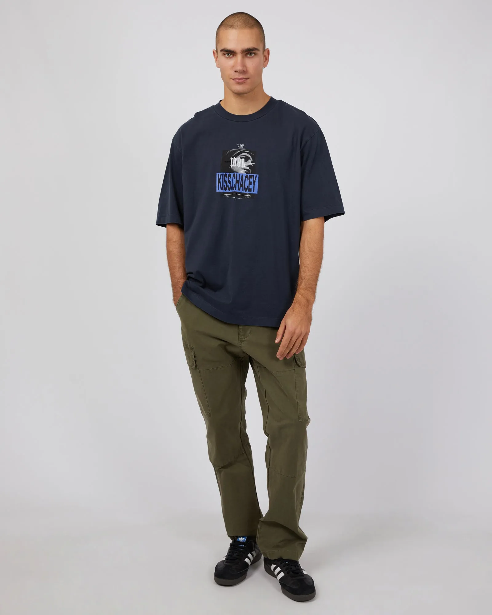 Moonlit Oversized Tee Pigment Vulcan sold by edge clothing product image thumbnail 2