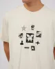 Disorder Recycled Boxy Tee Moonbeam sold by edge clothing