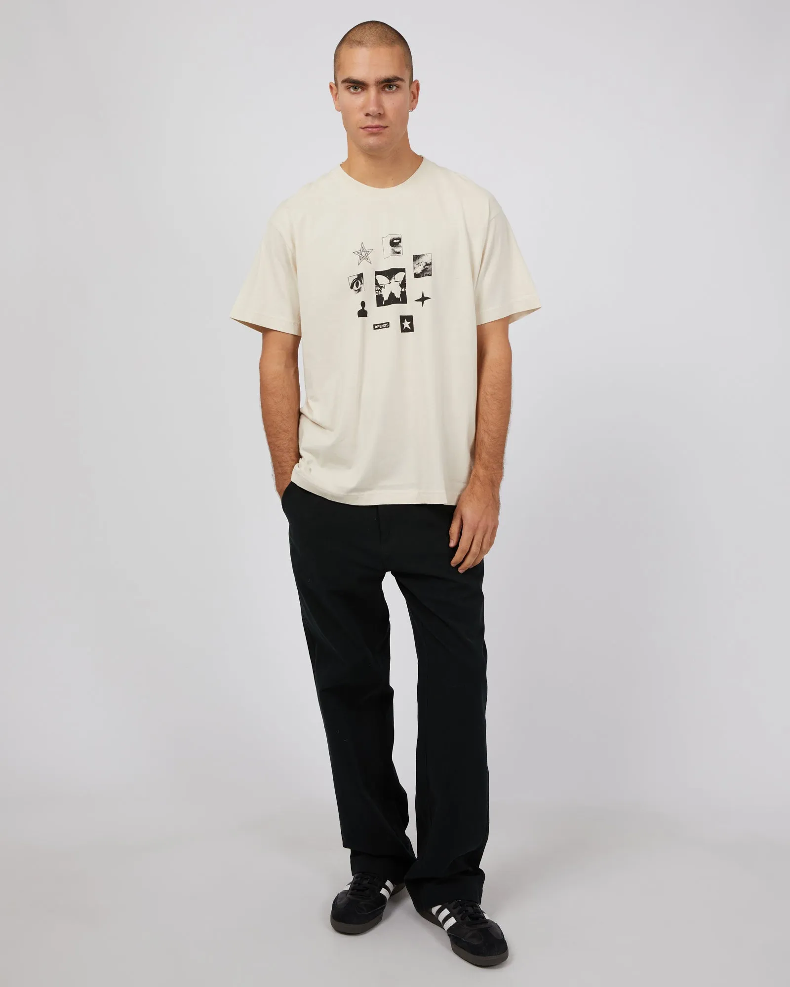 Disorder Recycled Boxy Tee Moonbeam sold by edge clothing product image thumbnail 2