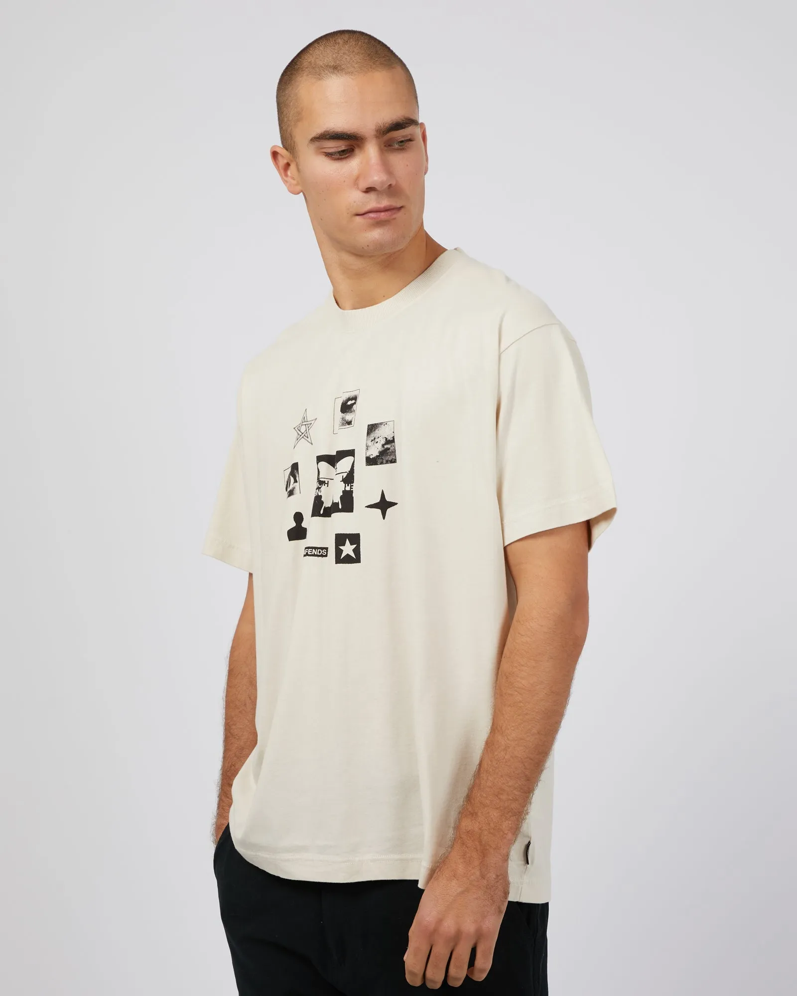 Disorder Recycled Boxy Tee Moonbeam sold by edge clothing product image thumbnail 4