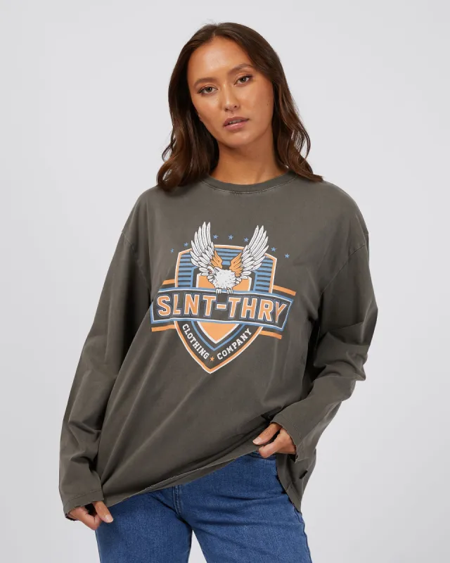 West Coast Long Sleeve Coal sold by edge clothing