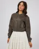 Knox Bomber Jacket Charcoal sold by edge clothing
