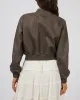 Knox Bomber Jacket Charcoal sold by edge clothing