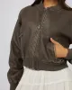 Knox Bomber Jacket Charcoal sold by edge clothing